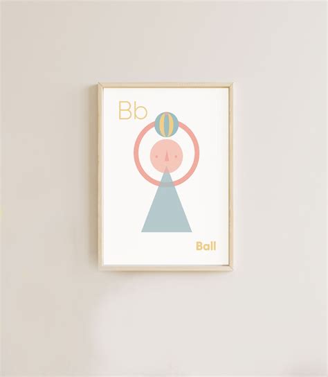 Letter 'B' Downloadable Nursery Print - Etsy