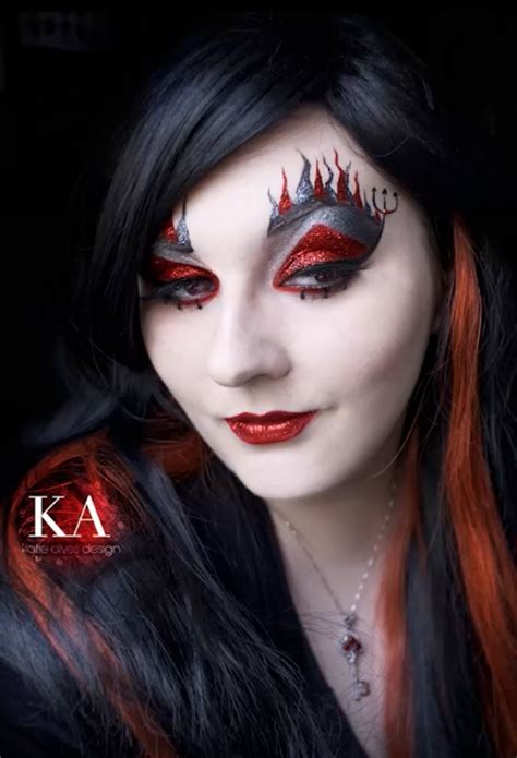 Female Demon Makeup Tutorial - Mugeek Vidalondon