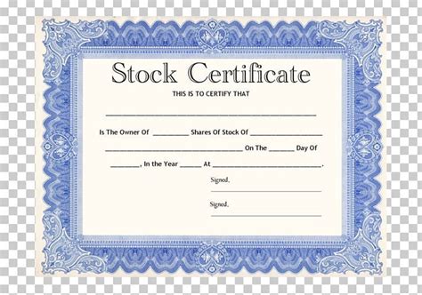 5+ Diy Stock Certificate Template Pdf - Best kids worksheet template