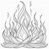 fire coloring Book Page Prompts  Stable Diffusion Online sketch template