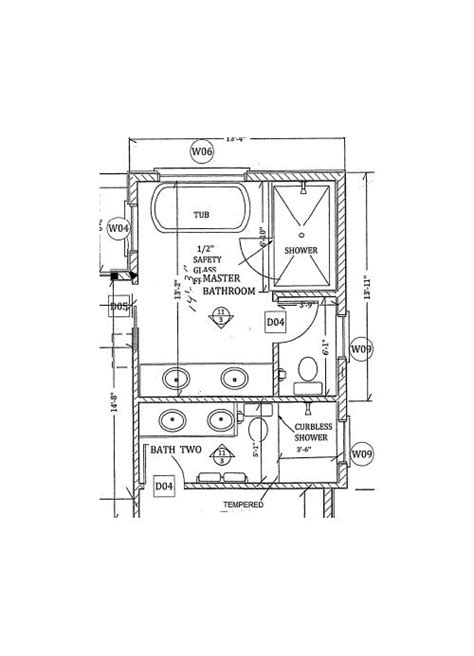 Help with recessed lighting placement in bathrooms