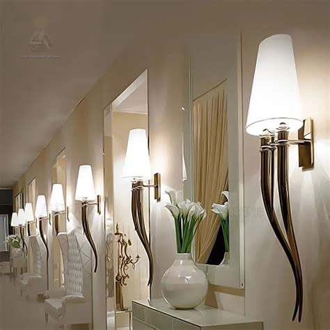 Gold Chrome Modern stainless wall lamp for bedroom Wall sconce lamp ...