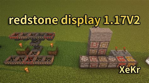 redstone display 1.17 V2 - YouTube