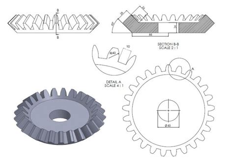 Bevel Gear In SolidWorks – Exercise #5 in SolidWorks | CAD Mode