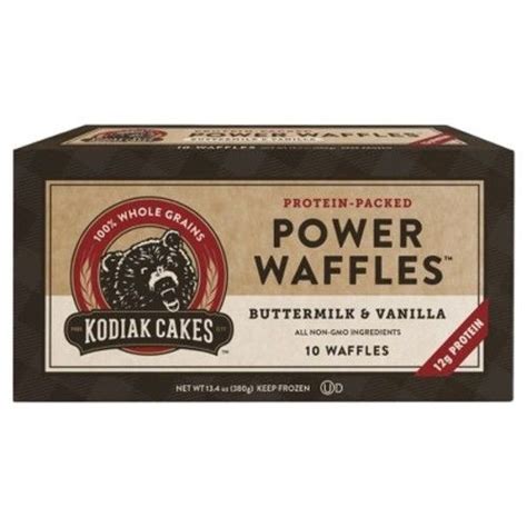 Kodiak Cakes Buttermilk & Vanilla Protein Packed Frozen Power Waffles - 13.4oz Reviews 2020