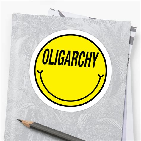 "Oligarchy" Sticker by pkfortyseven | Redbubble