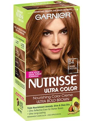 Ultra Color B4 - Caramel Chocolate Hair Color Cream, Hair Color Light ...