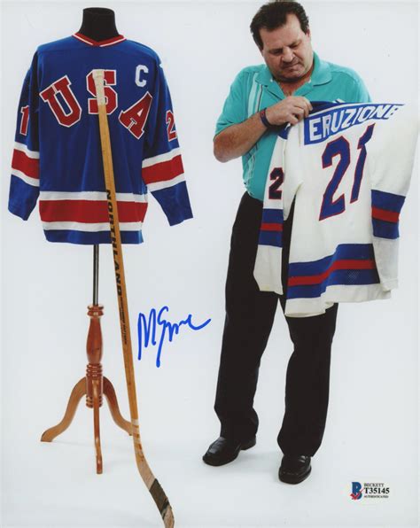 Mike Eruzione Signed Team USA 8x10 Photo (Beckett COA) | Pristine Auction