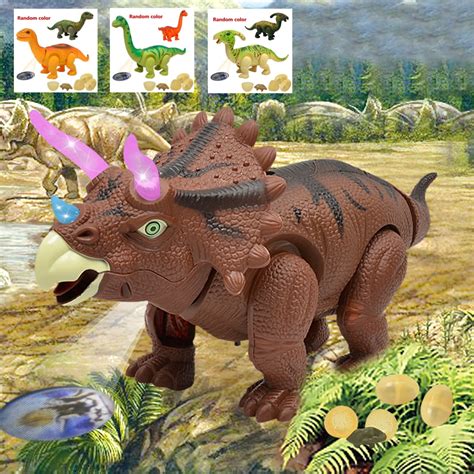 Walking Dinosaur Figure Action Model Kids Children Sound Toys Battery Powered Kids Children ...