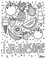 I Am Awesome Coloring Sheet  Growth Mindset For Kids By sketch template