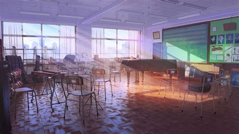 Music Classroom Anime Anime Classroom, Music Classroom, Wallpaper Size ...