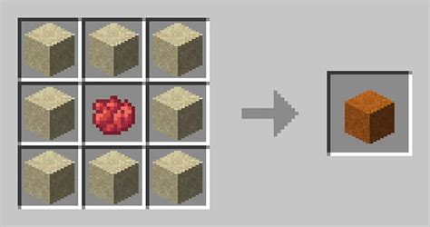 Craft Red Sand From Sand Minecraft Data Pack