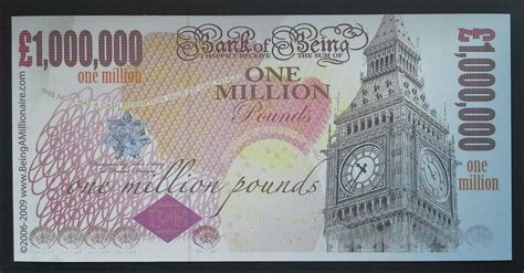 Novelty Million Pound Note. - Etsy UK