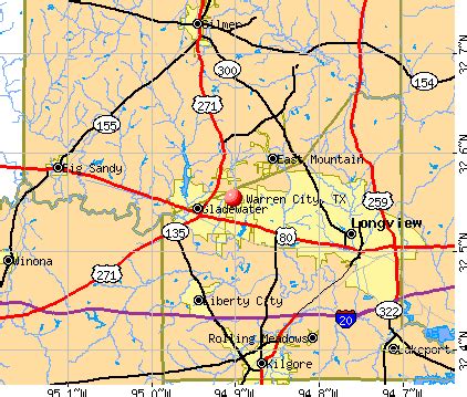 Warren City, Texas (TX 75647) profile: population, maps, real estate, averages, homes ...