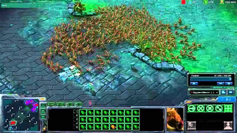 StarCraft 2 Beta Crazy Zergling Rush almost 400 Zerglings Massive ...