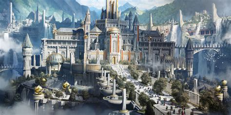 Fantasy landscape, Fantasy city, Fantasy castle