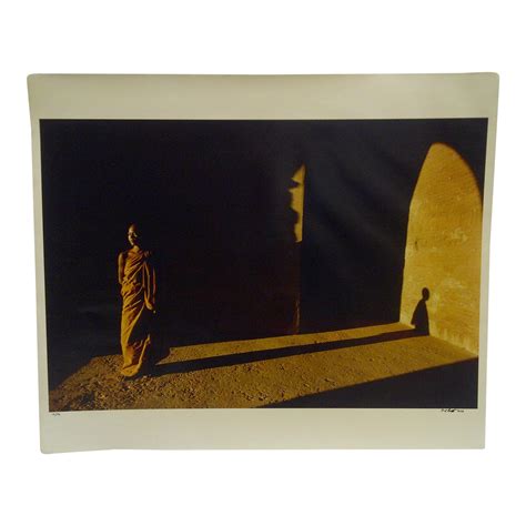 "Shadow of a Monk" Signed Numbered Color Photograph | Chairish