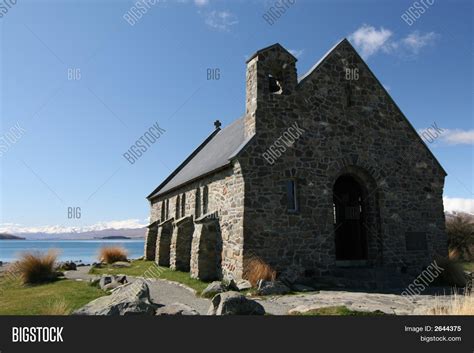 Lake Tekapo Old Church Image & Photo (Free Trial) | Bigstock