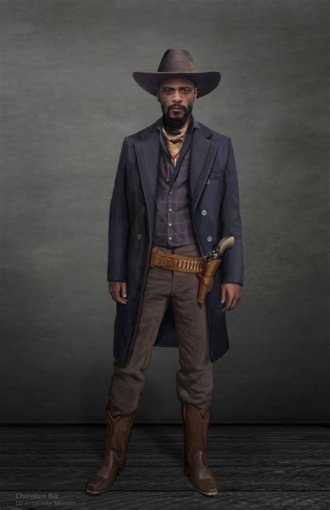 Costume Concept Art: The Harder They Fall- LaKeith Stanfield as ...