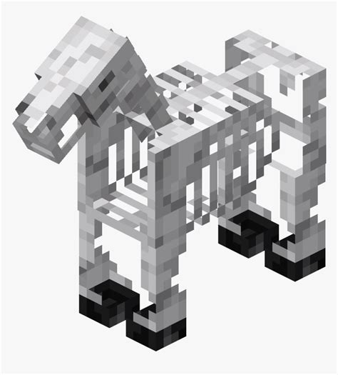 Minecraft Skeleton Horse Texture, HD Png Download , Transparent Png Image - PNGitem