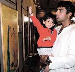 Ajay Jadeja With his Son Aiman ~ Kids of Sports Persons