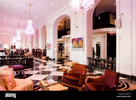 W Hotel lobby - Washington, DC USA Stock Photo - Alamy