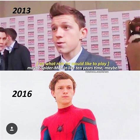 My emotions could't handle this ♡ ♡ #tomholland #2016 #2013 # ...