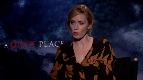 A Quiet Place Interview: Emily Blunt - YouTube