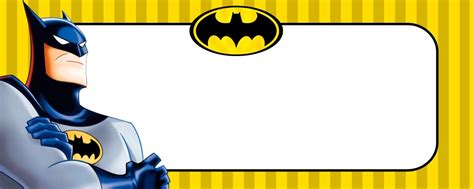 Batman School Labels - Editable