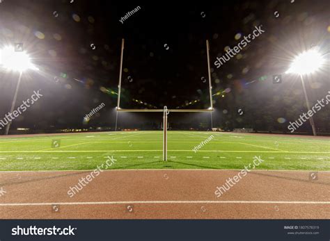 American Football Stadium Night Stock Photo 1807578319 | Shutterstock