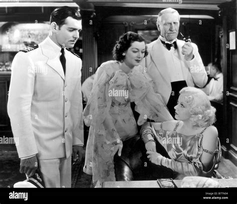 China Seas Year: 1935 USA Director: Tay Garnett Jean Harlow Stock Photo ...