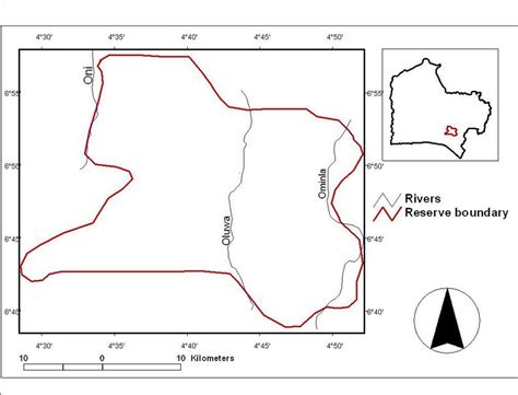 Location of Oluwa Forest Reserve in Southwest Nigeria | Download Scientific Diagram