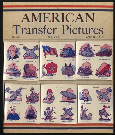 American Transfer Pictures store decal display MP & Co ca World War II ...