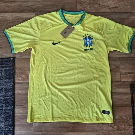 World Cup Brazil Nike Brazil Jersey SIZE XXL Nwt... - Depop