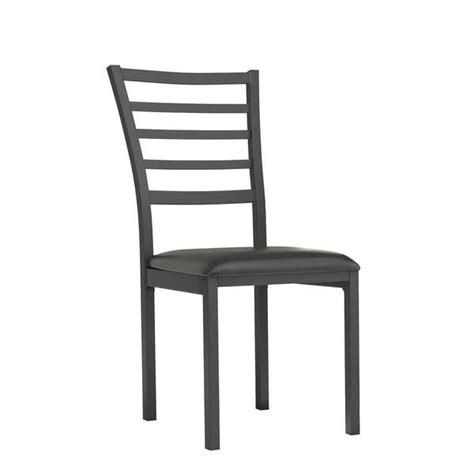 HomeSullivan Black Metal Dining Chairs (Set Of 4) 405038S(3A) - The ...