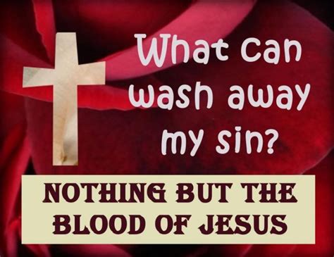 Nothing But The Blood Of Jesus Hymn Lyrics - Believers Portal