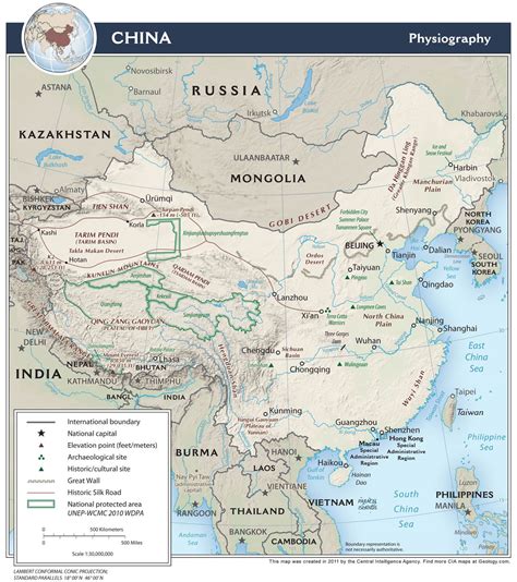 China Map and Satellite Image