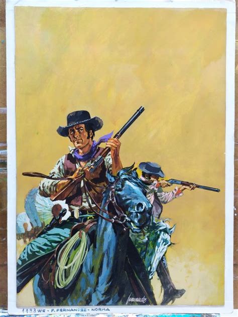 Fernández, Fernando - Original painting - Cover - Western - Catawiki