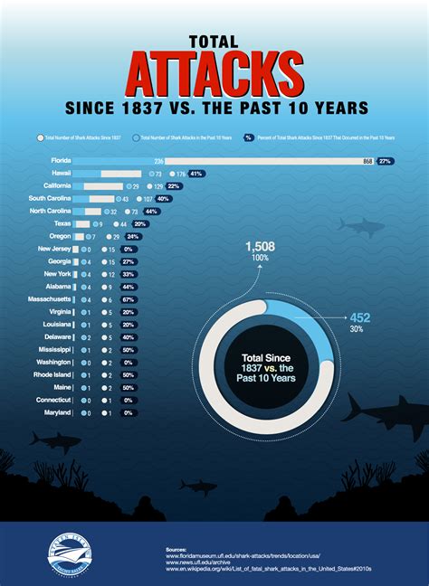 Where the Most Shark Attacks Have Occurred in the United States