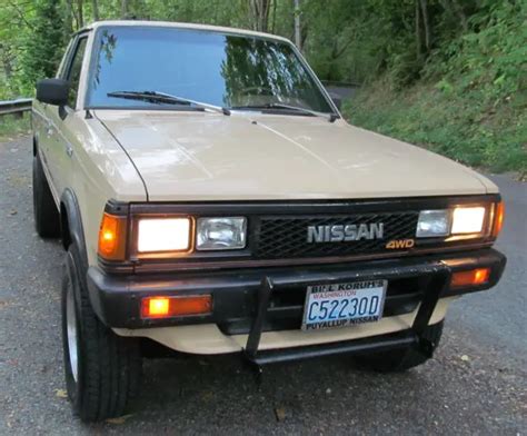 Rare Clean 1984 Nissan Datsun 4X4 Extended King Cab Pickup 4WD collectors Truck for sale ...