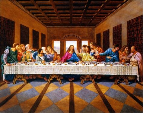 Jesus Christ Last Supper Disciples Religious Black Art Picture ...