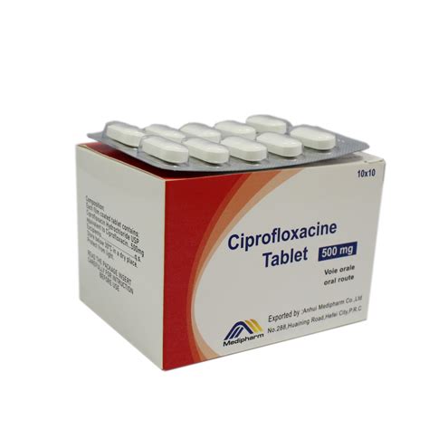 Ciprofloxacin Capsules 500mg Finished Medicine OEM with GMP - China ...