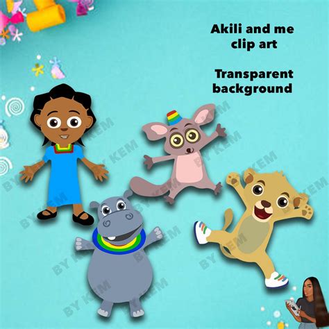 Akili and Me Clip Art Cut Outs Transparent Background - Etsy