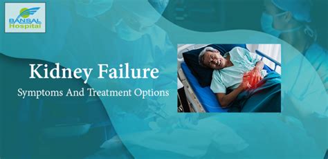 Kidney Failure Symptoms And Treatment Options | Bansal Hospital