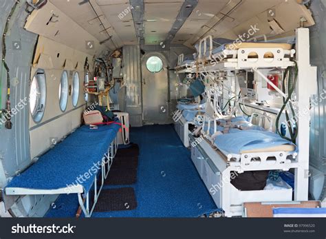 Interior Of The Medical Helicopter, Indoors Stock Photo 97996520 ...