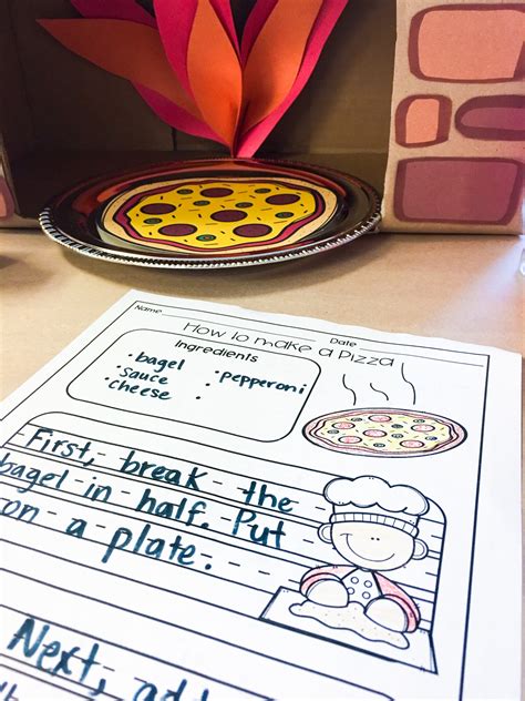 First Grade How to Writing Activity: How to Make Pizza — Chalkboard Chatterbox