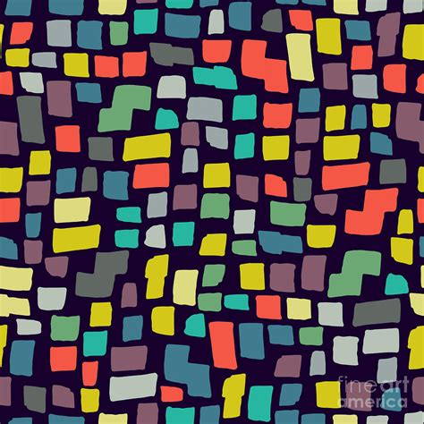 Seamless Abstract Color Pattern Vector Digital Art by Magnia - Pixels