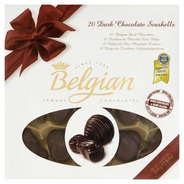 The Belgian 20 Dark Chocolate Seashells 250g – AsianSnacks