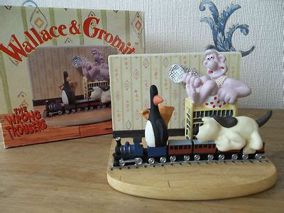 Wallace + Gromit Train Chase Figurine | #305979681