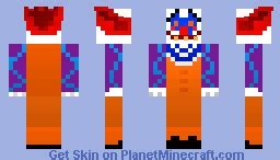 Pennywise the clown (look at it in 3D) (Contest) Minecraft Skin